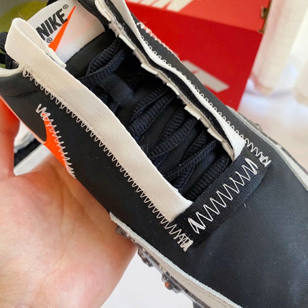 Nike Waffle Racer Crater Photon Dust Crimson Grey Black Women Shoes CT19… - Picture 3 of 8